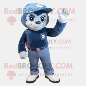 Navy Men maskot kostume...