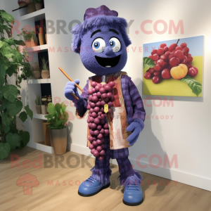 Lilla Grape maskot kostume...