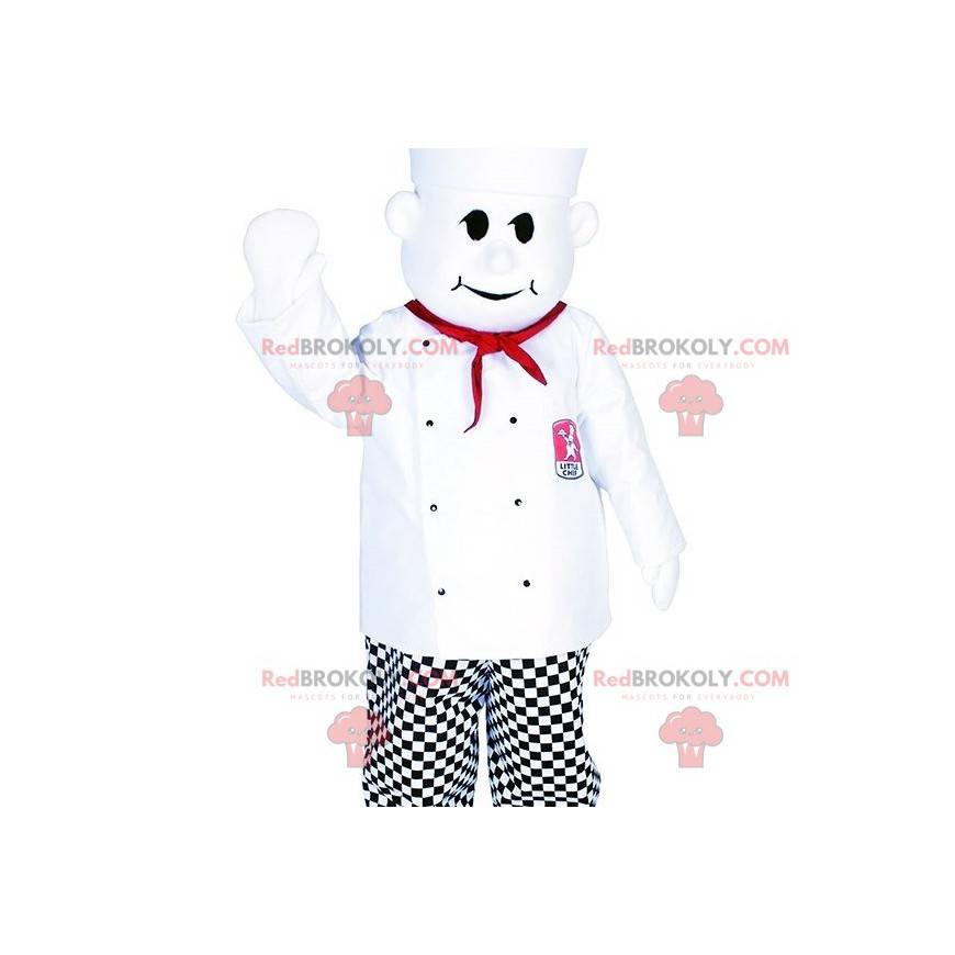 Chef mascotte con cappello da chef. Costume da chef -