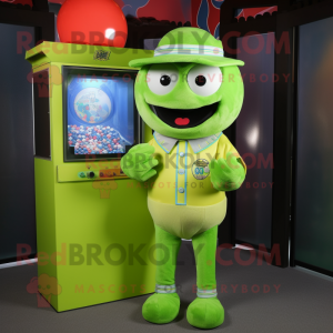 Lime Green Gumball Machine...