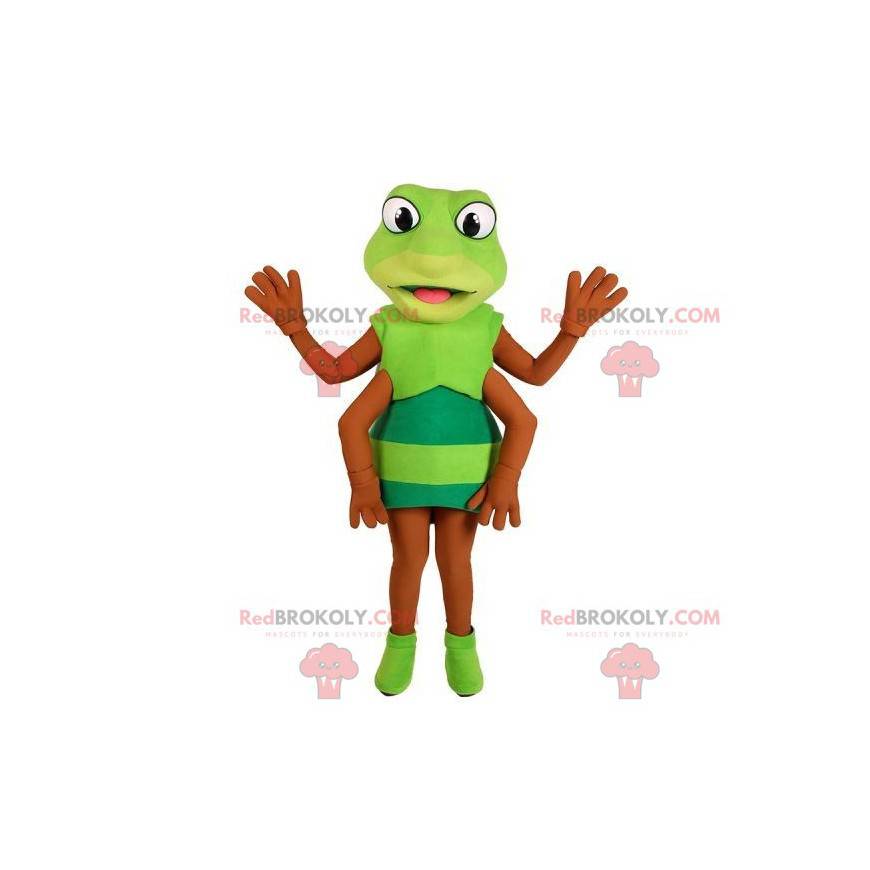 Grüne Insekten-Heuschrecken-Cricket-Maskottchen - Redbrokoly.com