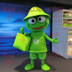 Lime Green Alliance maskot...