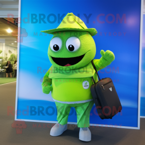 Lime Green Alliance maskot...
