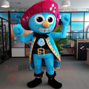 Sky Blue Pirate mascotte...