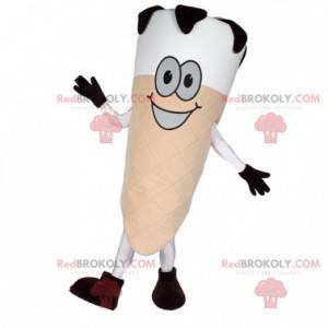 Mascot giant ice cream cone. Ice cream cone mascot -