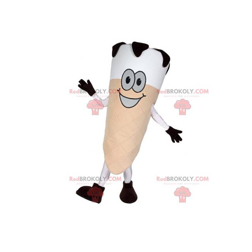 Mascot giant ice cream cone. Ice cream cone mascot -