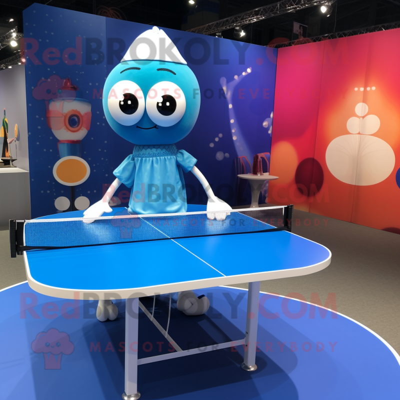 nan Ping Pong Table mascot costume character dressed with a Midi Dress and Watches nan Ping Pong Table mascot costume character dressed with a Midi Dress and Watches