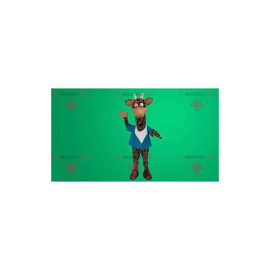 Roztomilý a zábavný maskot žirafa - Redbrokoly.com Roztomilý a zábavný maskot žirafa - Redbrokoly.com