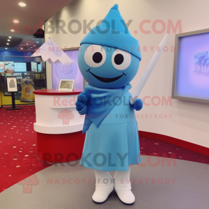 Postava maskota Sky Blue...