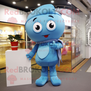 Postava maskota Sky Blue...