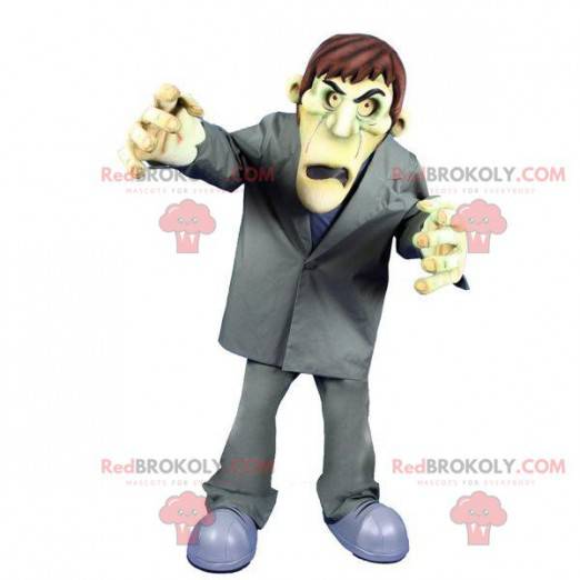 Frankestein Monster Zombie Maskottchen - Redbrokoly.com