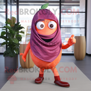 Maroon Grapefruit mascotte...