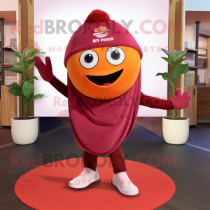 Maroon Grapefruit mascotte...