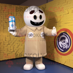 Cream Soda Can maskot...