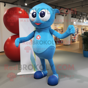 Sky Blue Juggle mascotte...