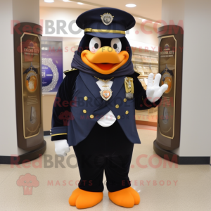 Peach Navy Seal mascot costume character dressed with a Tuxedo and Necklaces