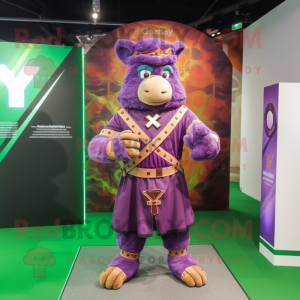 Purple Celtic Cross maskot...