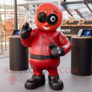 Red Boxing Glove maskot...