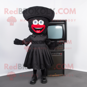 Black Television mascotte...