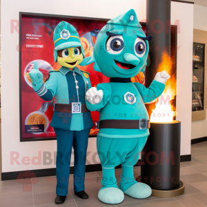 Teal Fire Fighter...