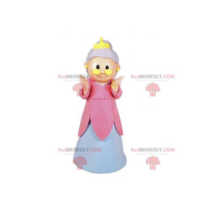 Fairy mascot. Mascot old lady with wings - Redbrokoly.com