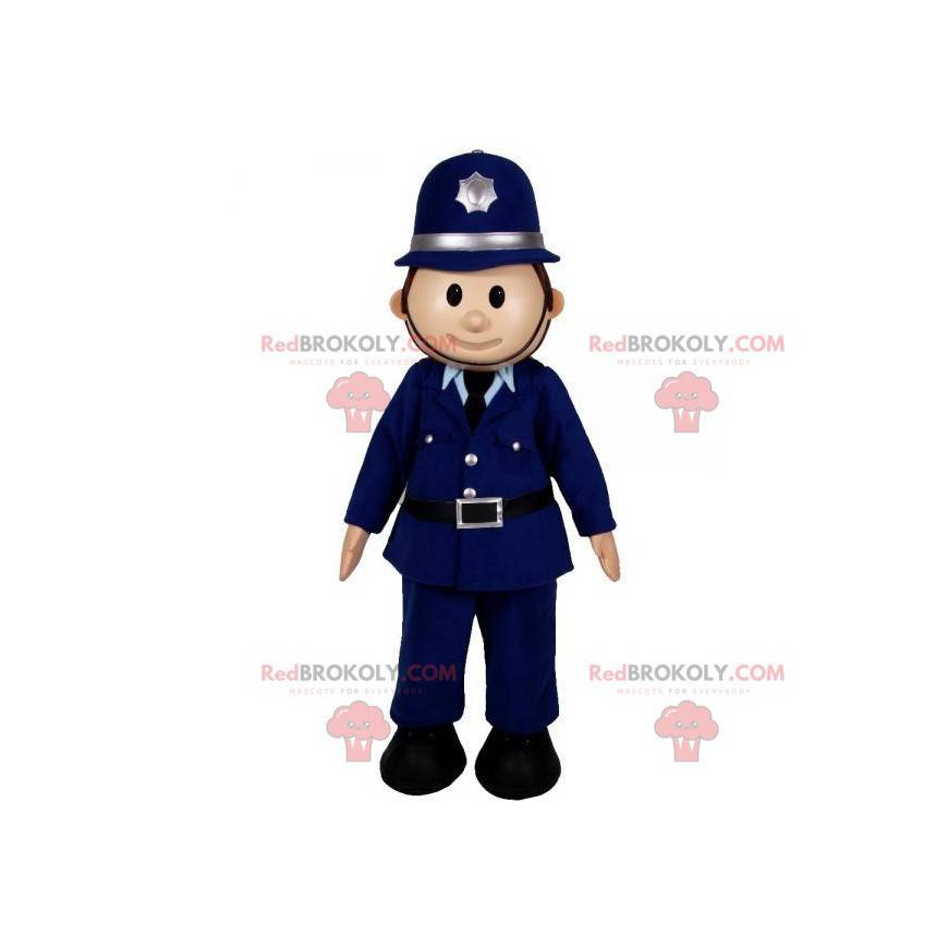 Maskot policisty. Muž v policejní uniformě - Redbrokoly.com Maskot policisty. Muž v policejní uniformě - Redbrokoly.com