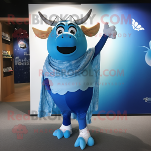 Blue Bull Maskottchen...