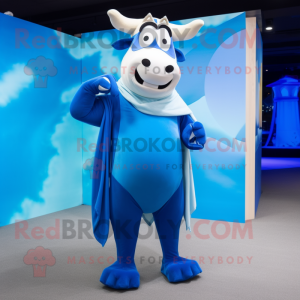 Blue Bull mascotte kostuum...