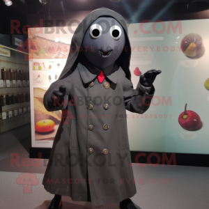 nan Grenade mascot costume character dressed with a Coat and Tie pins