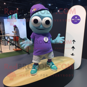 nan Skateboard mascot costume character dressed with a Tank Top and Earrings