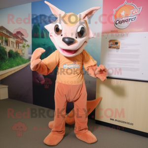 Peach Chupacabra mascotte...