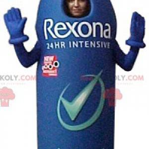 Mascote gigante do desodorante. Mascote antitranspirante -