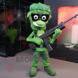 Green Sniper mascotte...