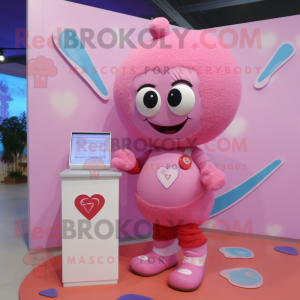 Pink Love Letter maskot...