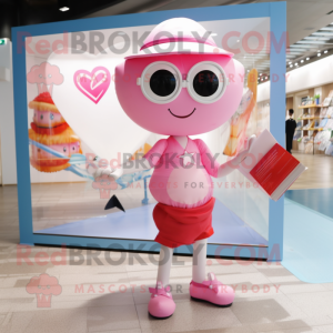 Postava maskota Pink Love...