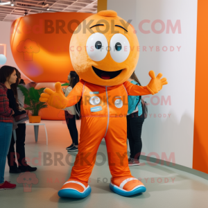 Orange Champagne maskot...