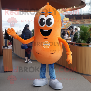 Oransje Champagne maskot...