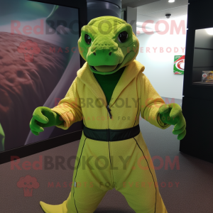 Lime Green Komodo Dragon...