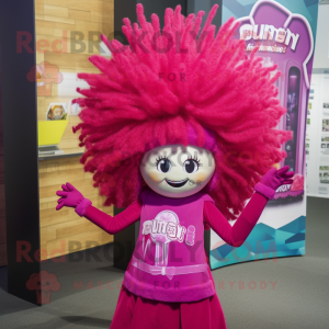 Magenta Queen maskot...