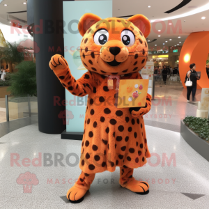 Peach Leopard mascotte...