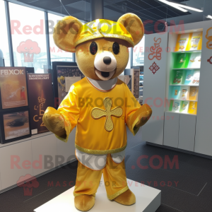 Gold Celtic Cross maskot...