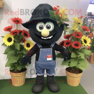 Black Bouquet Of Flowers...