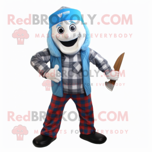 Kostium maskotki Blue Knife...