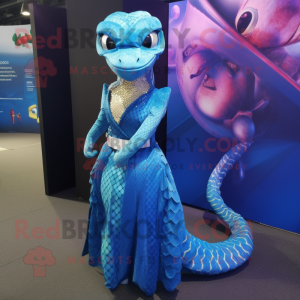 Blue Python mascotte...