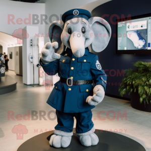 Navy Elephant maskot...