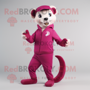 Magenta Weasel maskot...