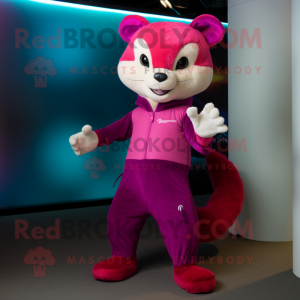 Magenta Weasel mascotte...