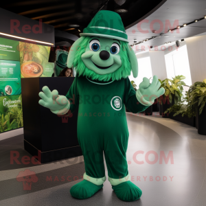 Grønn Guinness maskot drakt...