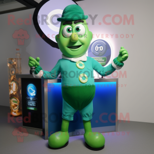 Cyan Green Beer mascotte...
