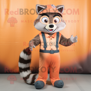 Peach Raccoon mascotte...